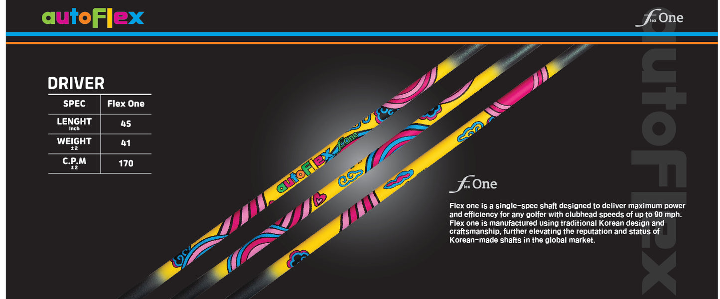 AutoFlex  flex ONEドライバー用  キャロウェイスリーブ付き